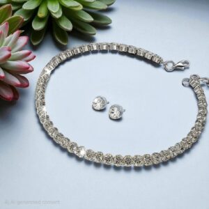 New Model Necklace & Earrrings